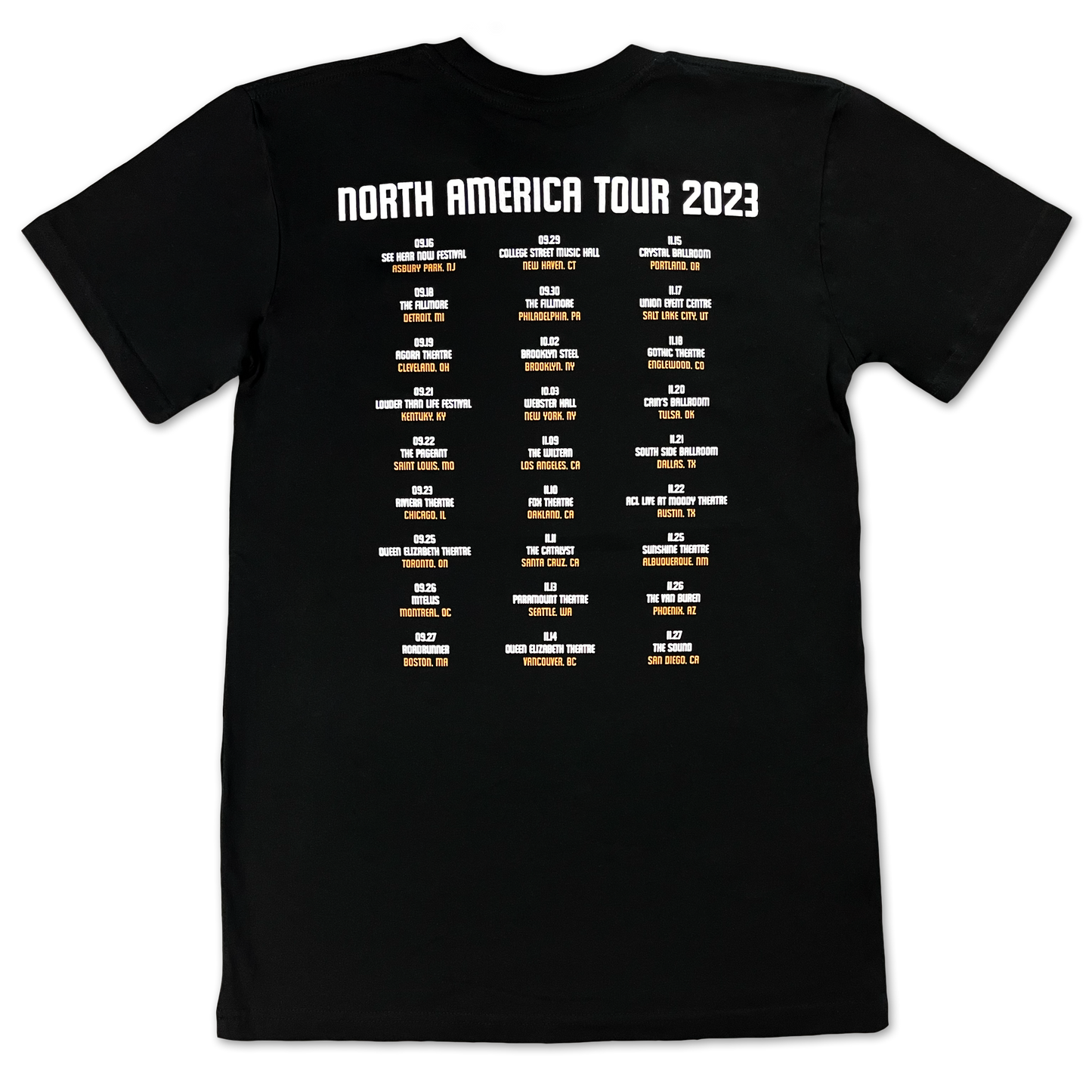 Tiger Tour Black T-shirt
