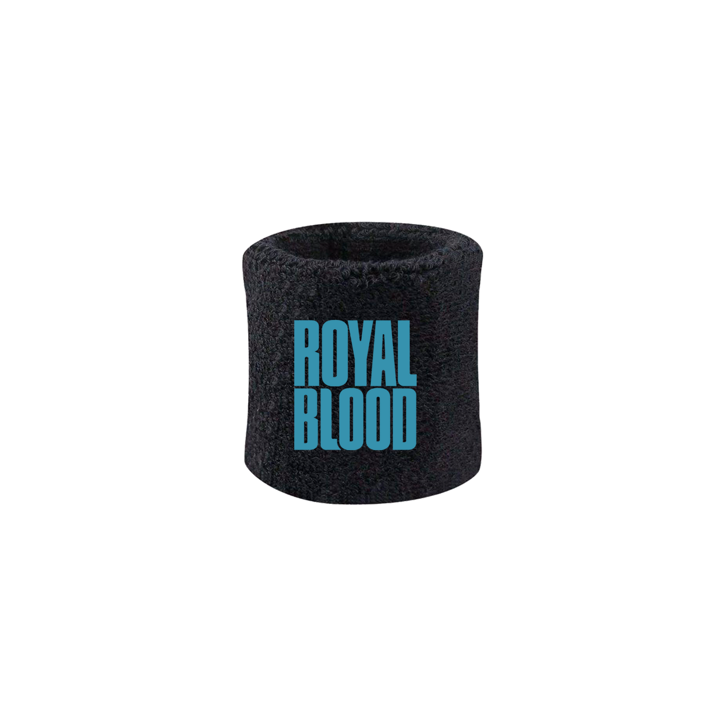 Blue Logo Wrist Sweatband