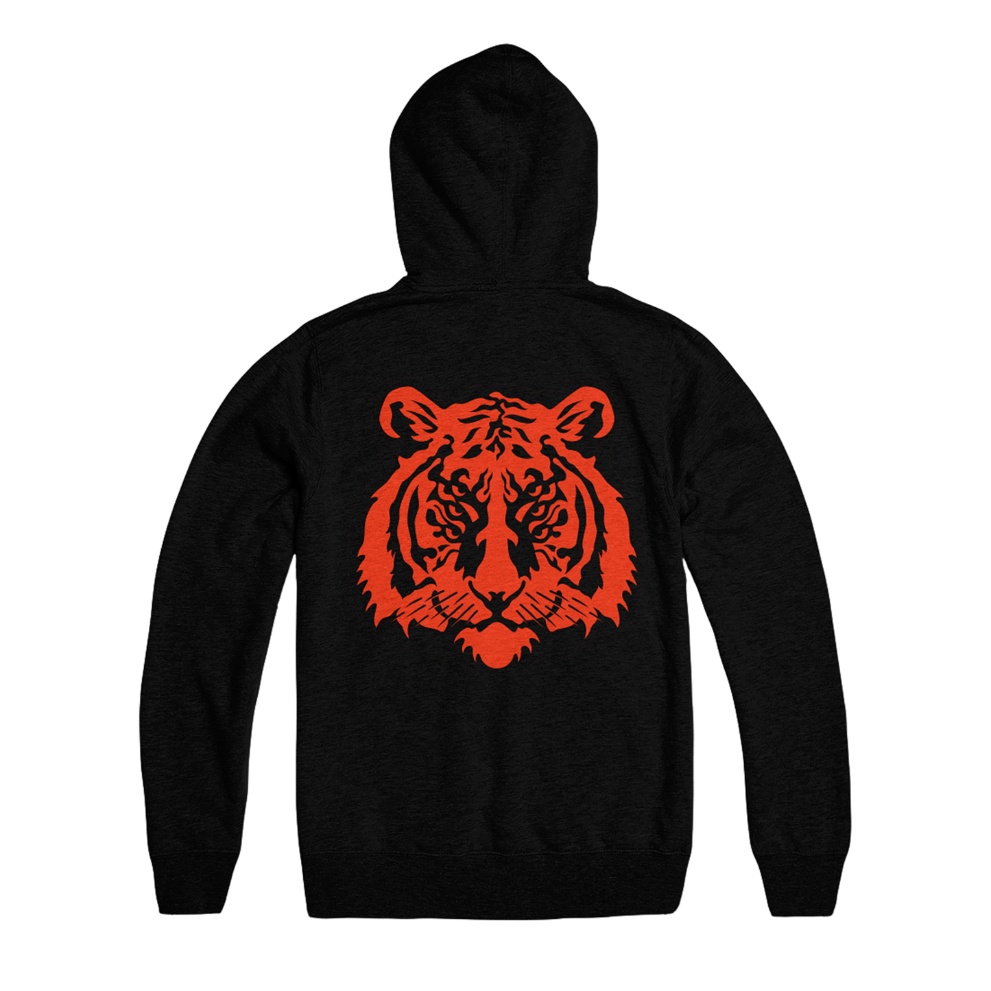 Tiger Hooded Black Sweatshirt