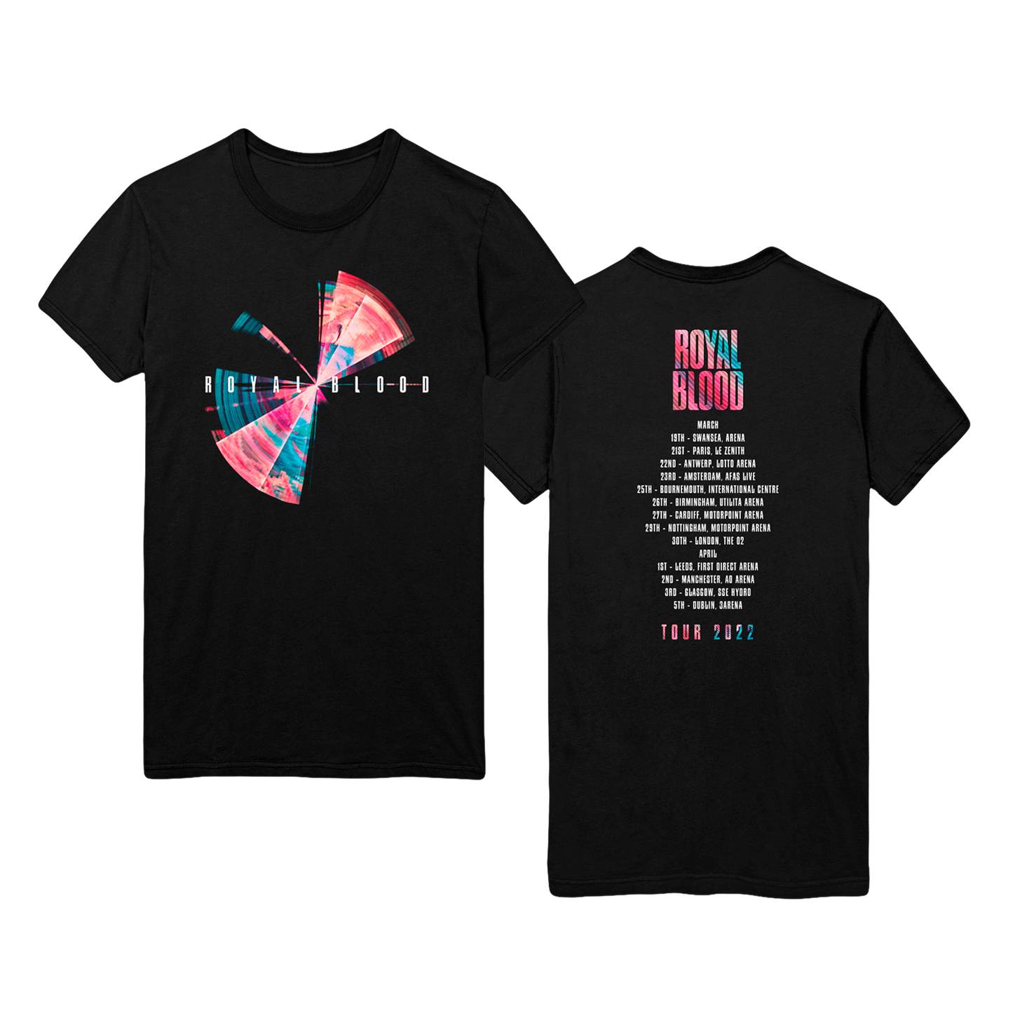 Typhoons Cover Art Tour T-shirt