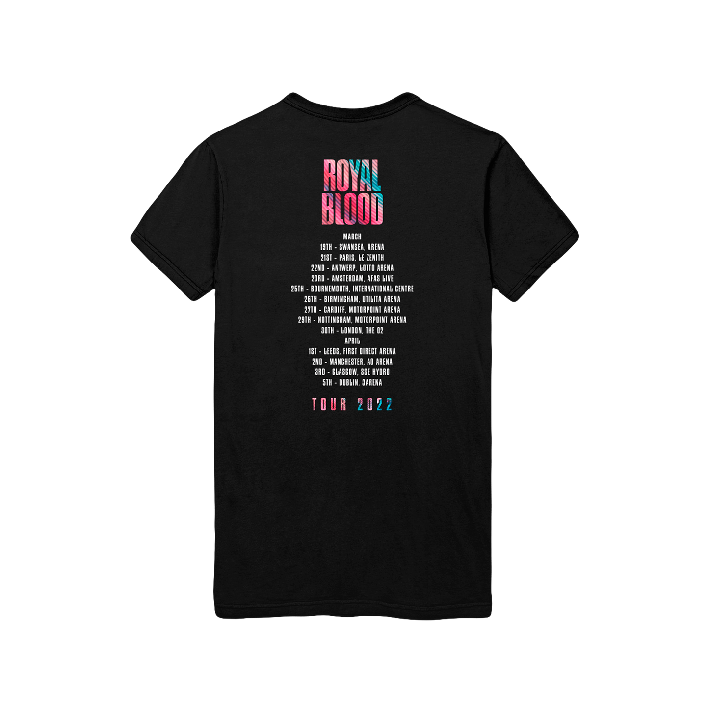 Typhoons Cover Art Tour T-shirt