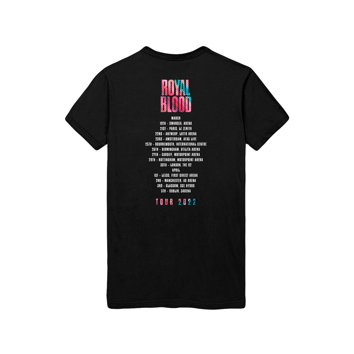 Typhoons Cover Art Tour T-shirt – Royal Blood